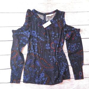 Loft Cold Shoulder Top